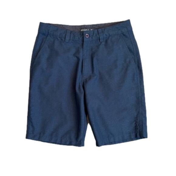 O'Neill Men's Casual Heathered Blue Shorts Size 32 - Picture 1 of 12